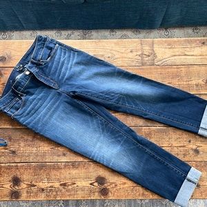 WHITE HOUSE BLACK MARKET The Slim Crop Jeans